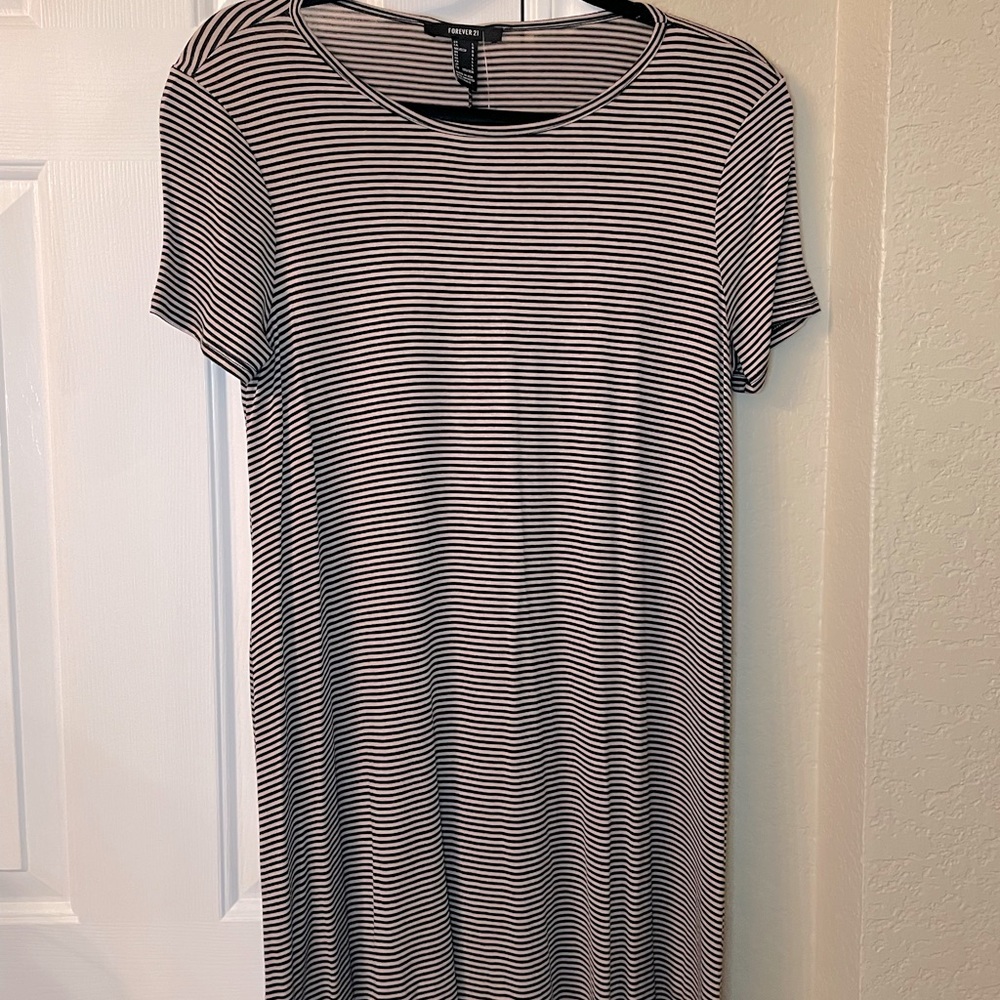 Striped T-Shirt Dress